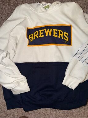 Women’s Refried Apparel Milwaukee Brewers Hoodie - Size L